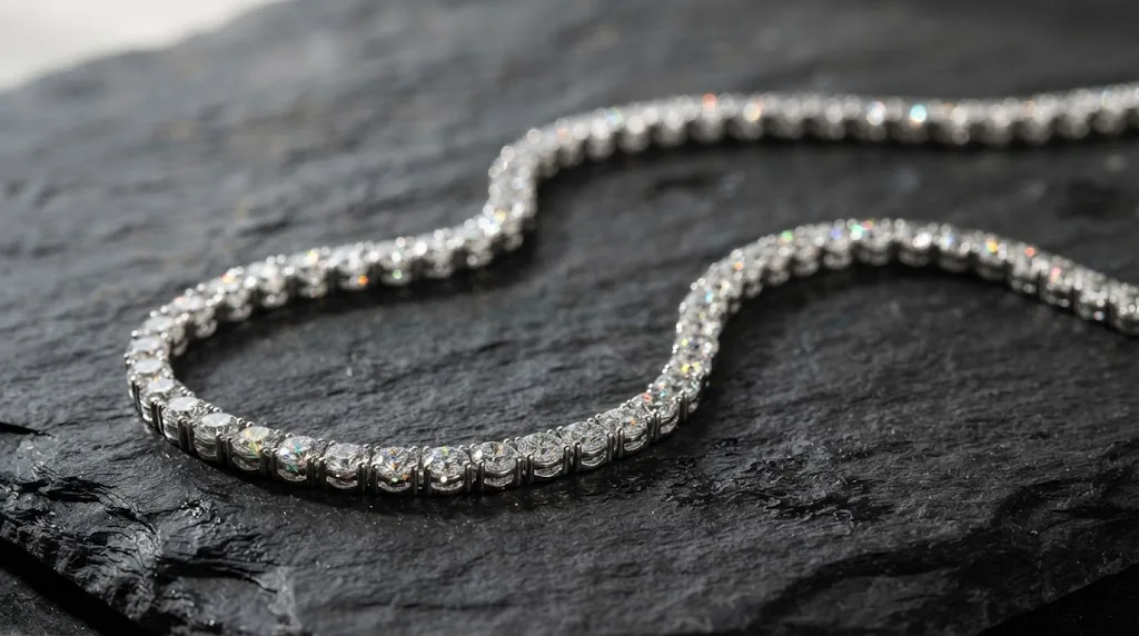 Illustration: best moissanite tennis necklaces and chains on amazon