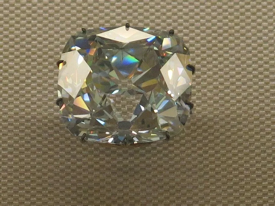 The Regent Diamond: About 140.6 carats, a cushion-cut diamond found in India around 1698.