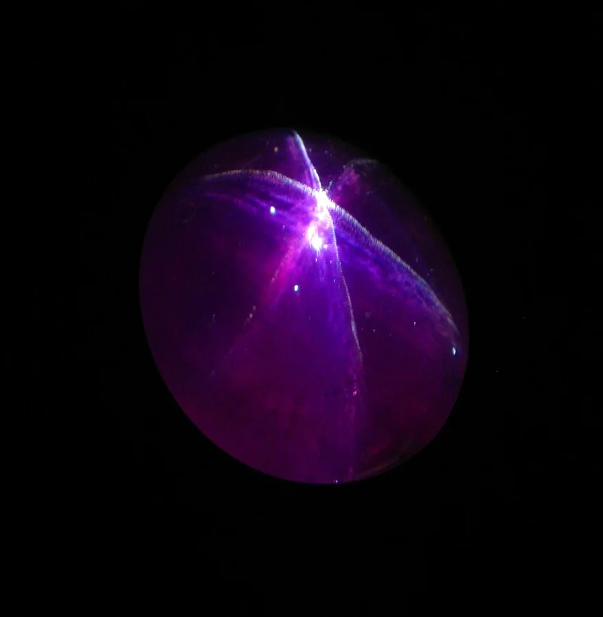 The Rosser Reeves Star Ruby: About 138.7 carats, a star ruby from Sri Lanka.