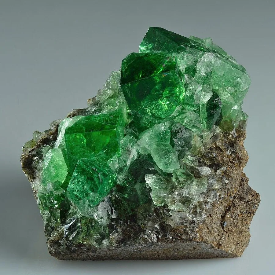 Green fluorite from Rogerley, Rogerley quarry, County Durham, England