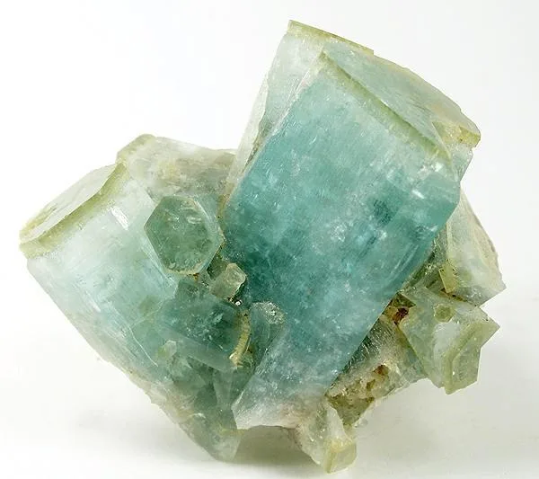 Heliodor-tipped aquamarine, Erongo Mountains, Namibia