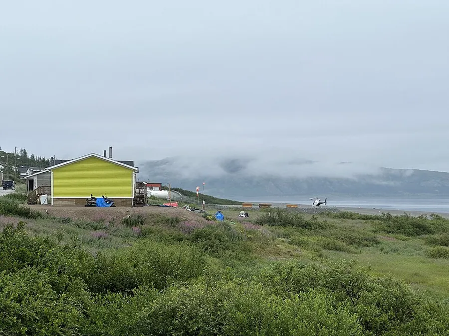 Nain, Nunatsiavut, on the northern Labrador coast, in July 2023. The Moravian mission was founded here in 1771.