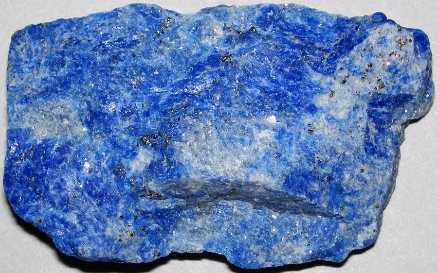 Lapis lazuli rough from Sar-e-Sang, Afghanistan, the classic source for 6,000 years.