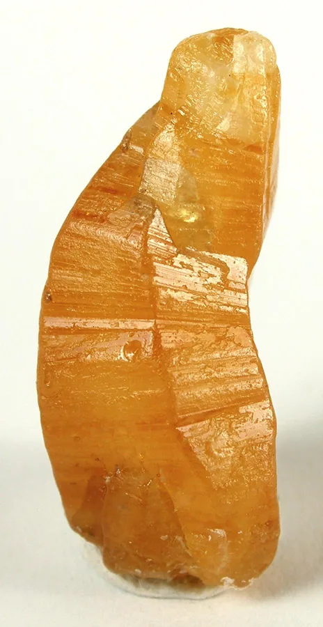 A yellow sapphire crystal, Ratnapura, Sri Lanka